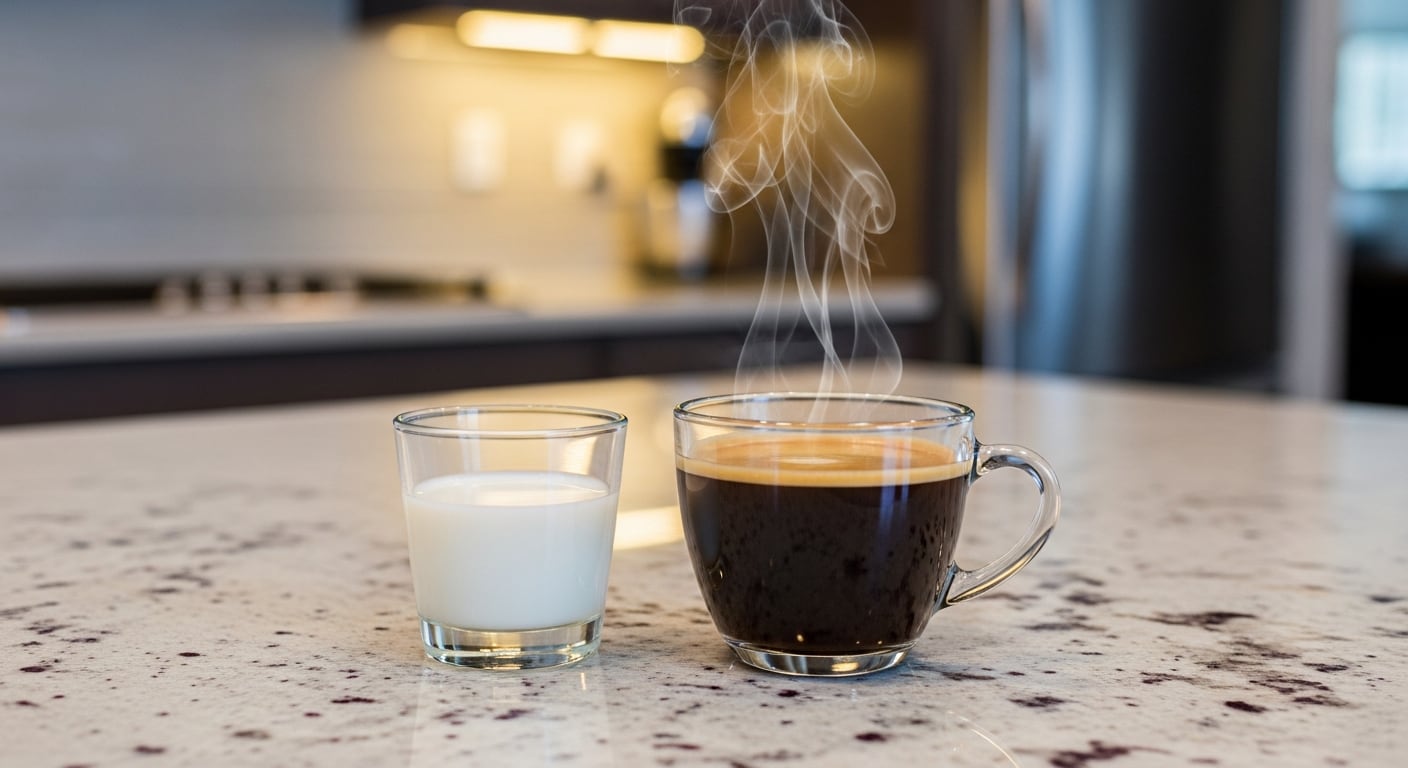 El café con leche puede formar parte de una dieta variada y equilibrada, sin riesgos comprobados, mientras continúan los estudios sobre su beneficio antiinflamatorio en personas (Imagen Ilustrativa Infobae)