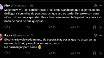 Críticas a Shakira en México por presentarse dos horas tarde: madre se retiró del concierto junto a su hija porque la menor se cansó de esperar - Infobae