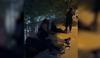 Los tres apresados por la