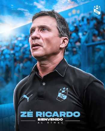 Zé Ricardo como nuevo Director Técnico de Sporting Cristal.