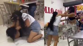 Las mujeres lograron derrumbarse juntas