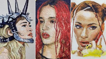 Lali, Rosalía y Tini, obras