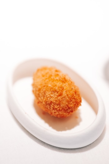 La croqueta del restaurante Bancal,