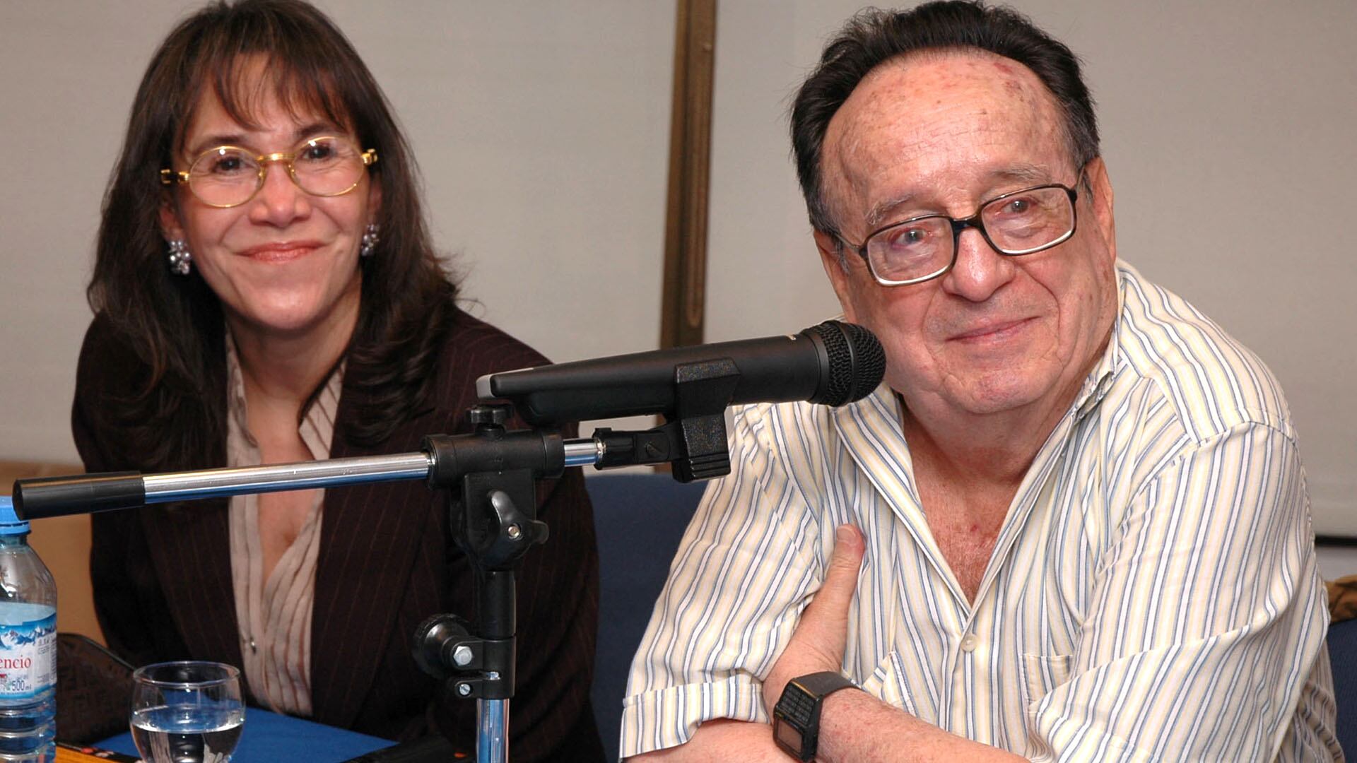 En los últimos años de vida de Gómez Bolaños, Florinda Meza controlaba sus apariciones.Foto NA: SANTILLANA