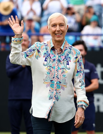 Martina Navratilova (Foto Reuters/Andrew Boyers)