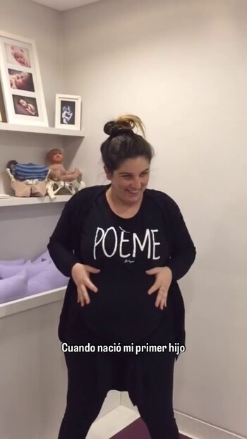 Juana Repetto recordó el embarazo