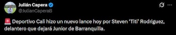 Stiven Titi Rodríguez está en