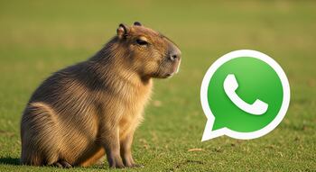Chat de Meta AI respondiendo preguntas sobre capibaras