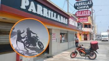 Dos delincuentes ingresaron al local