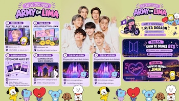 BTS en Lima: parapentes, 150 drones en la Costa Verde y activaciones de ARMY marcarán este 8 de octubre antes de los conciertos del 9 y 10