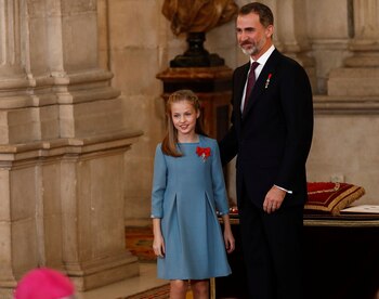 El rey Felipe VI, tras