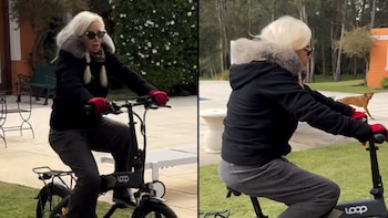 Susana Giménez mostró su nueva bicicleta y protagonizó un desopilante paseo con sus perros: “Hay que cuidar la flauta”