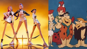 Así puedes convertir a Las Guerreras K-pop en personajes de Los Picapiedra