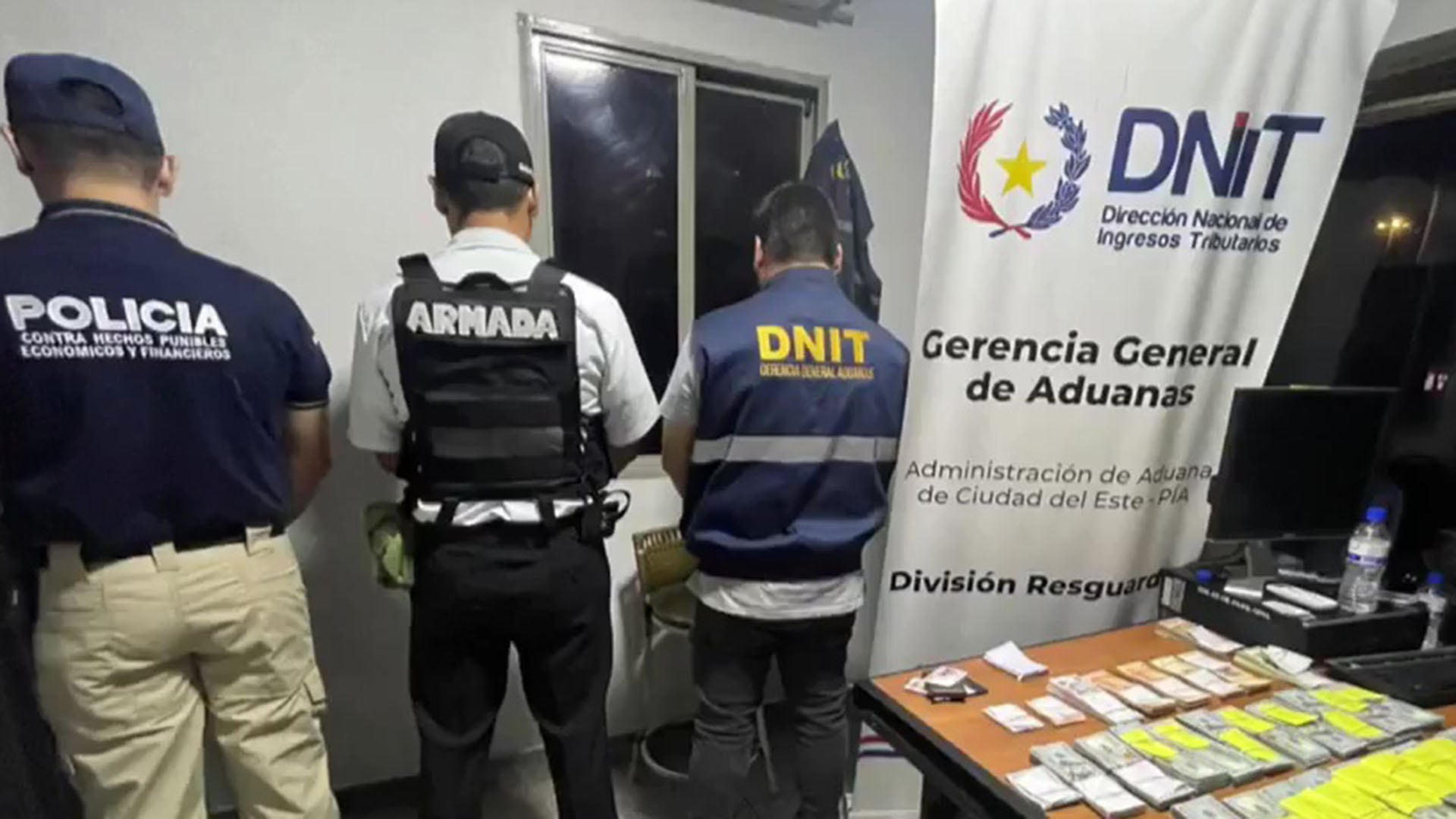 El momento de la detención de Kueider en Paraguay