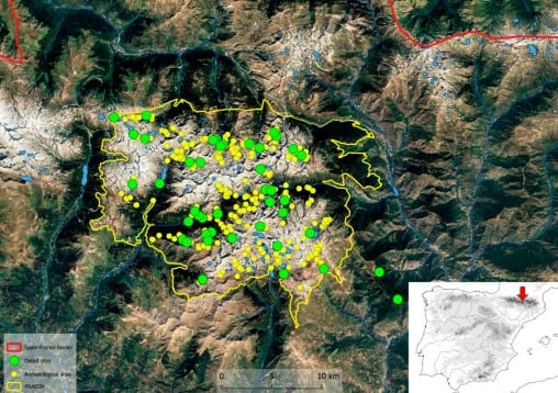El Parque Nacional de Aigüestortes i Estany de Sant Maurici cuenta con 380 yacimientos arqueológicos de distintas épocas, según el GAAM