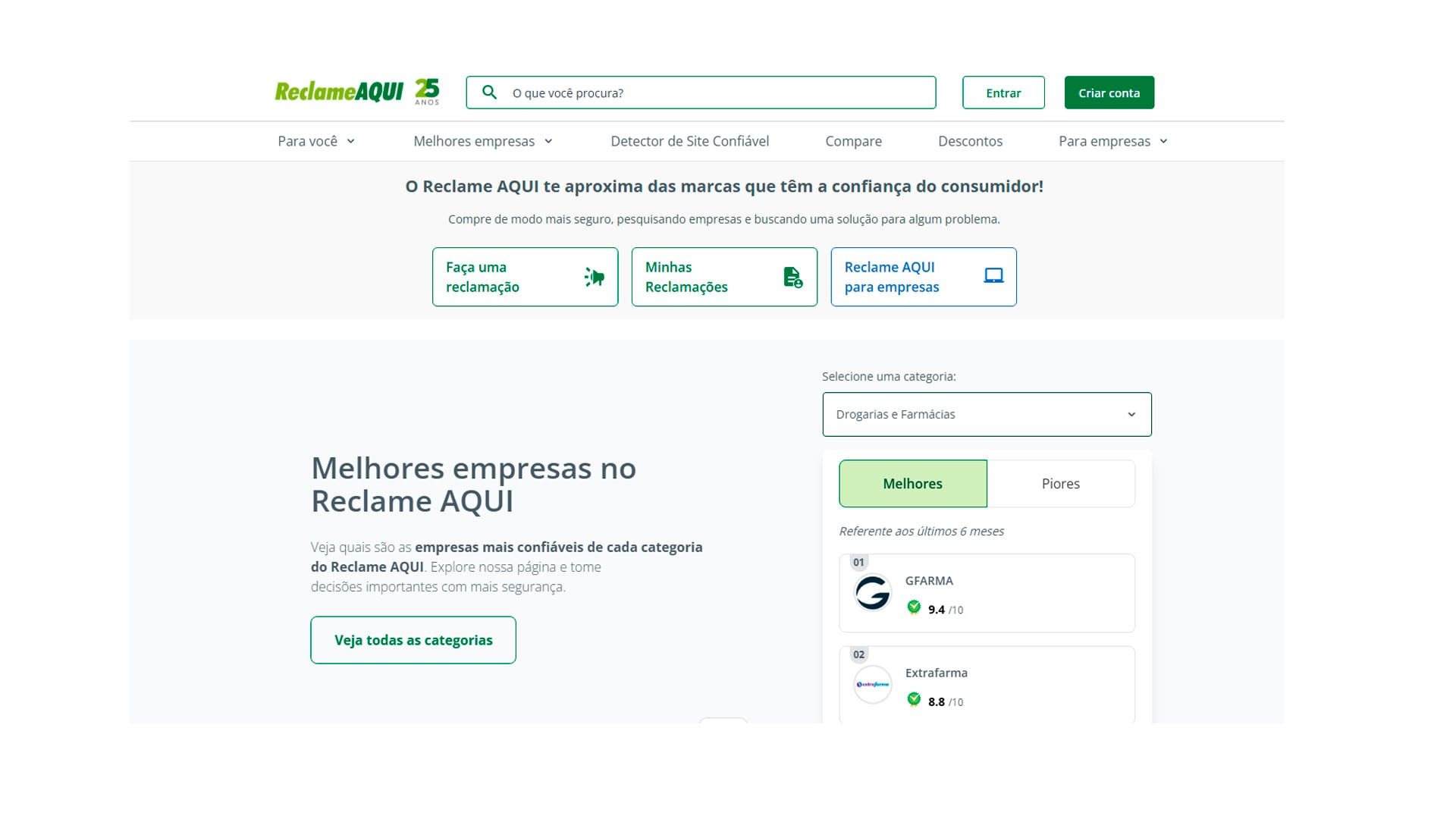 Miles de personas están protestando en el principal sitio web del país a disposición de los consumidores, Reclame Aqui