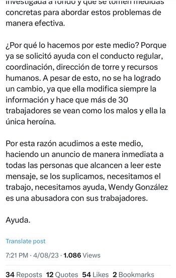 Tuit denuncia agencia Avianca