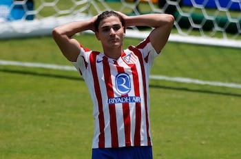 El jugador del Atlético Madrid