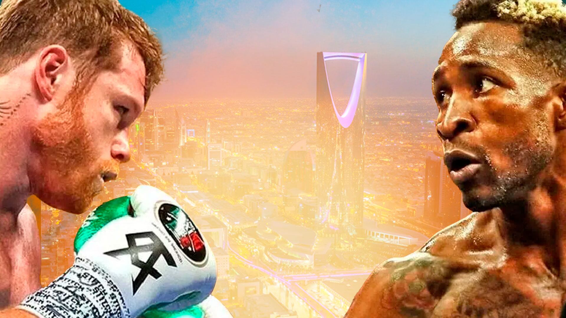 El mexicano Saúl Álvarez arriesga sus tres títulos mundiales para recuperar el de la FIB frente al invicto cubano William Scull. (Ilustración: Jesús Aviles)