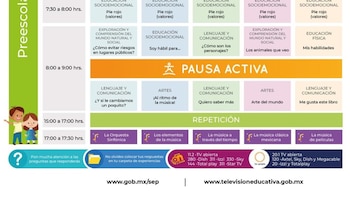 Aprende en Casa SEP: horarios