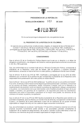 O presidente Gustavo Petro ampliou