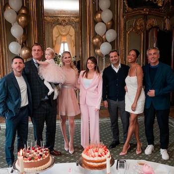 Los invitados también degustaron tragos