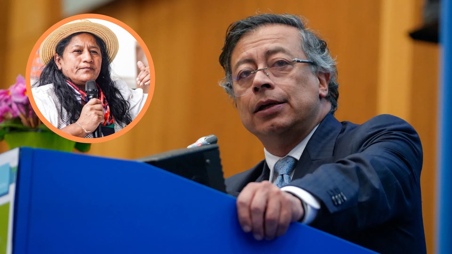 El mandatario replicó en X a los mensajes discriminatorios y recordó la importancia de reconocer la pluralidad étnica en el país- crédito Andrea Puentes/Presidencia/@aida_quilcue/X