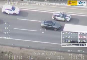 El helicóptero de la DGT,