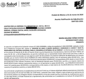 La investigación cuestiona que tres cooperativas obtuvieran más de 76 millones de pesos en adjudicaciones directas pocos meses después de su creación. (MCCI)