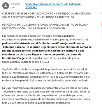 Sindicato nacional de pediatras de