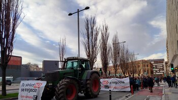 Agricultores se movilizan en Pamplona