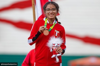 Cayetana Chirinos es promesa del atletismo peruano.