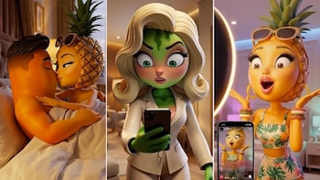 El Wandagate llegó a las frutinovelas y causó furor en redes: la historia de Wanda Melón, Mango Icardi y Tati Ananá