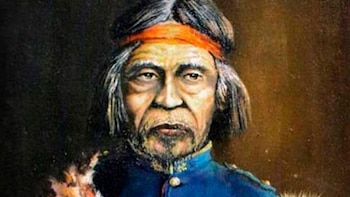 El cacique mapuche Calfucurá, conocido