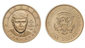 EEUU confirma que acuñará una moneda de un dólar con la imagen de Trump