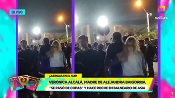 Verónica Alcalá se habría pasado