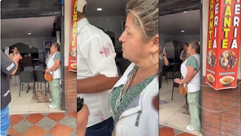 Mujer en Fusagasugá se encadenó a un local porque no le han pagado el arriendo: le deben más de $50 millones