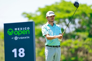 El golfista mexicano Raúl Pereda