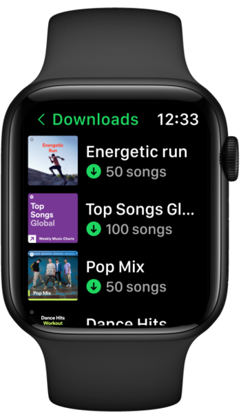 La aplicación de música mejora