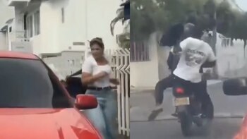 Así quedó registrado un atraco