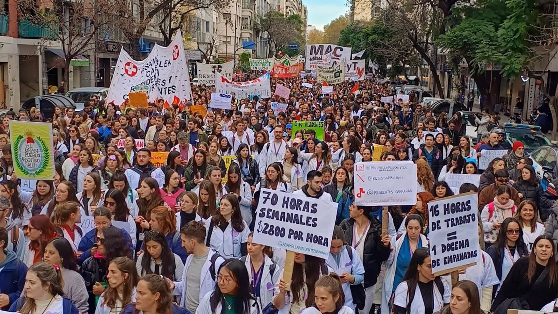 Los médicos del Garrahan piden una recomposición salarial