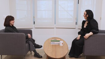 Un momento de la entrevista