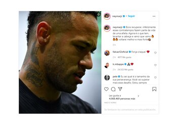 El posteo de Neymar