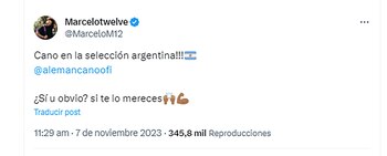 El pedido público de Marcelo