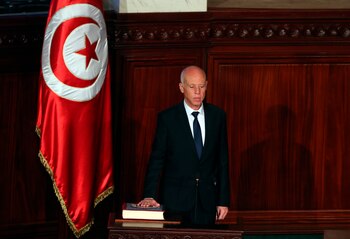 El presidente de Túnez, Kais