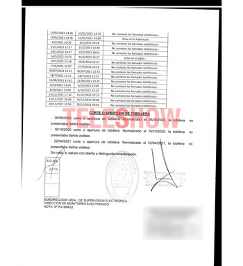 El informe sobre la prisión