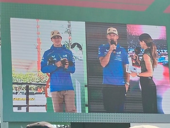 El equipo de Alpine agradeció el apoyo que reciben por parte de la afición mexicana.
