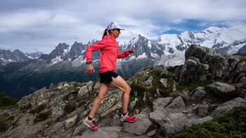 Stephanie Case en la maratón