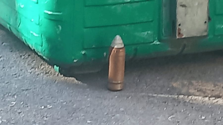 Se abrirá una investigación judicial para determinar el origen del proyectil y las circunstancias de su abandono en la vía pública