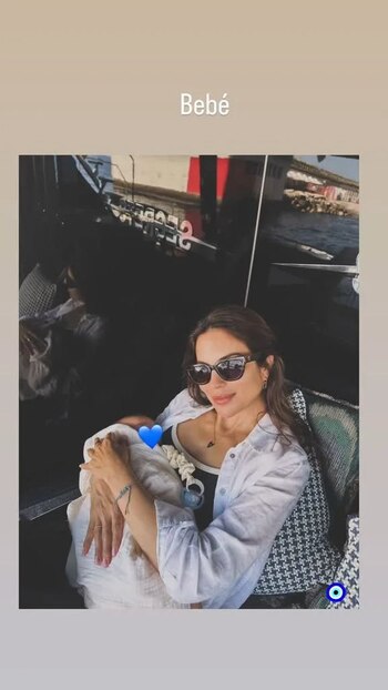 Melissa Jiménez y su hijo Leonardo (INSTAGRAM).